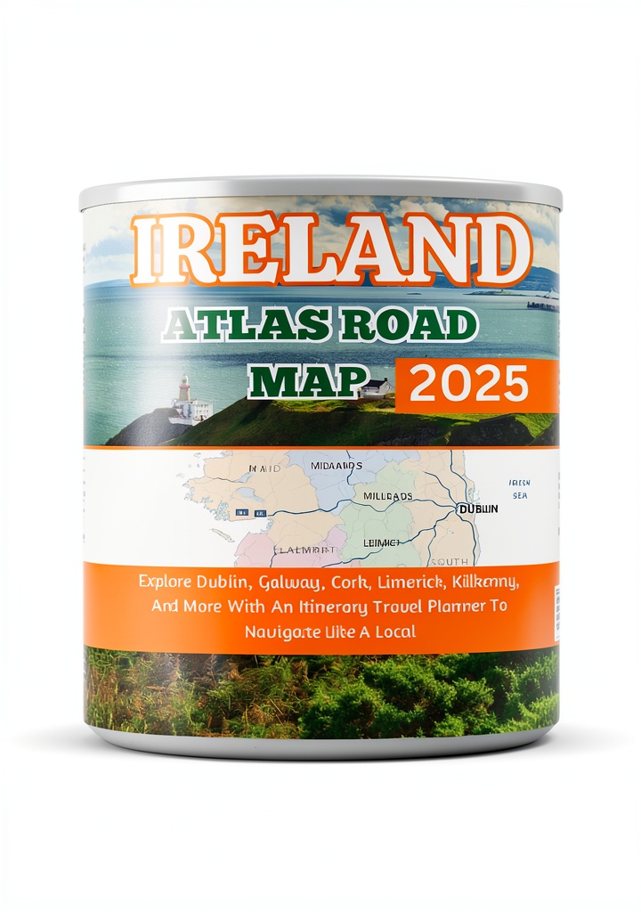Installing Dublin Travel Guide Kindle Edition by Amazon – 149‑Page Interactive on a wooden desk
