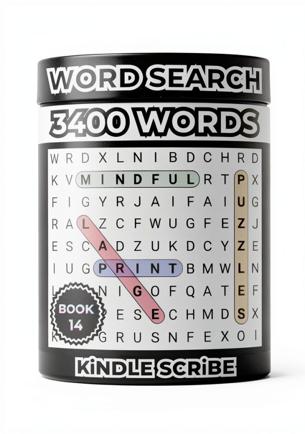 Large Print Kindle Word Search Book 14 2016 Puzzles for Adults Seniors-0