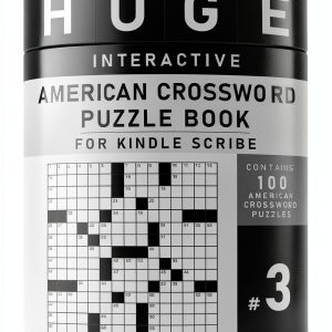 American Crosswords for Kindle Scribe Book 3 Print Replica Puzzle Book-0