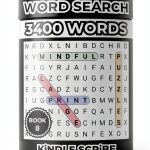Large Print Word Search Puzzles Book 8 by Kindle Scribe 178 Pages 2025-0
