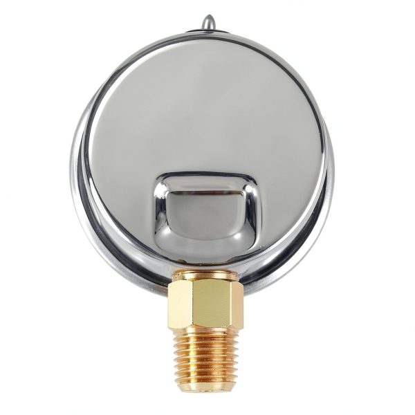 Glycerin Filled Vacuum Gauge by Uharbour 2.5" Clear Dial Stainless-5