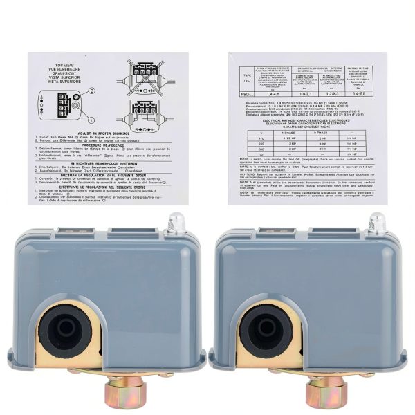 Pumptrol FANWAYER Pressure Switch 30 to 50 PSI NPT-6