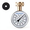 Water Pressure Gauge MEASUREMAN 200 PSI 2-1/2" 3/4" Hose Thread Black-0
